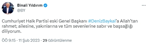 Son dakika! CHP eski Genel Başkanı Deniz Baykal hayatını kaybetti