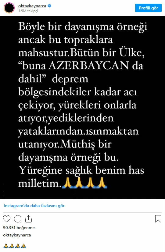 Depremin ardından Ahbap Derneği'ne katılan Oktay Kaynarca'dan duygusal mesaj