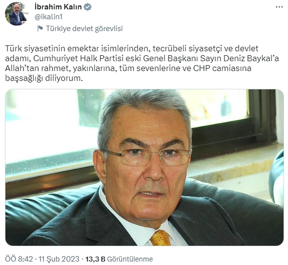 Son dakika! CHP eski Genel Başkanı Deniz Baykal hayatını kaybetti