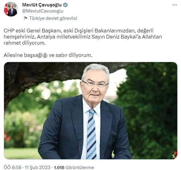 Son dakika! CHP eski Genel Başkanı Deniz Baykal hayatını kaybetti