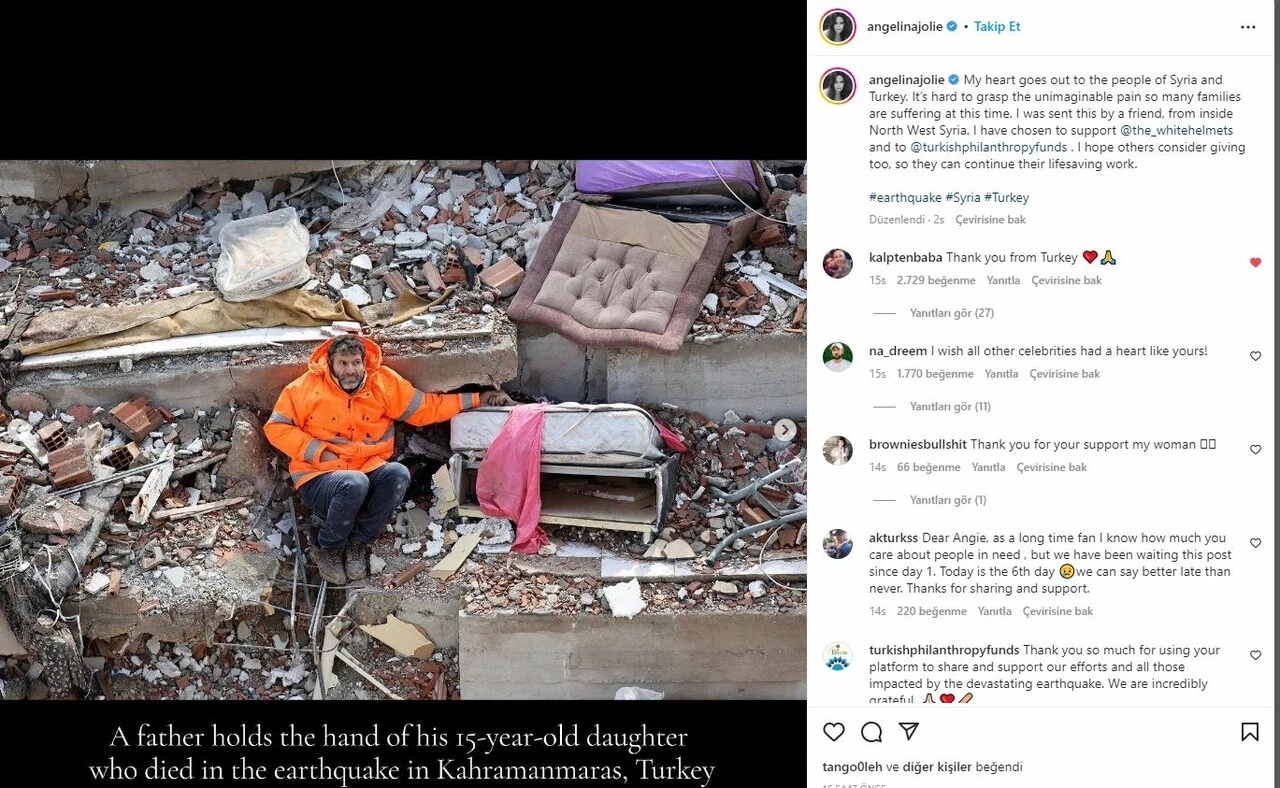 Angelina Jolie’den tüm dünyaya yardım çağrısı!