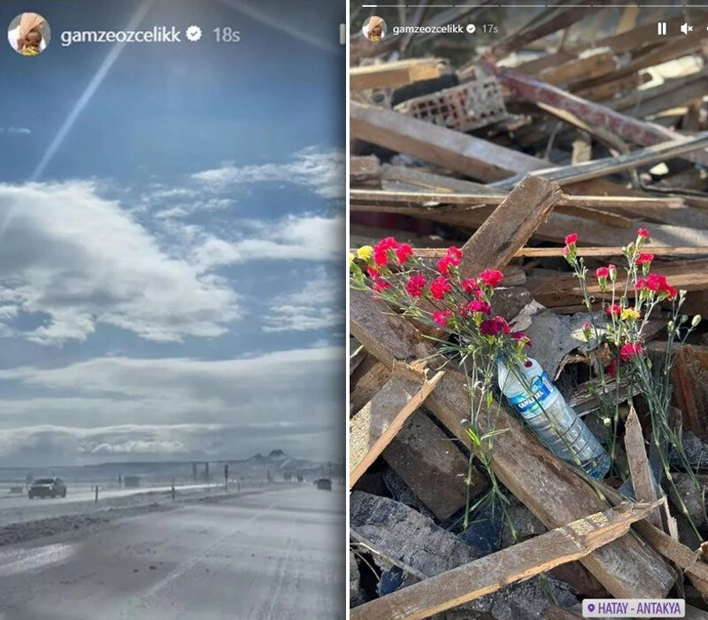 Gamze Özçelik deprem bölgesinde elleriyle yemek dağıttı! "Sen muazzam bir insansın"