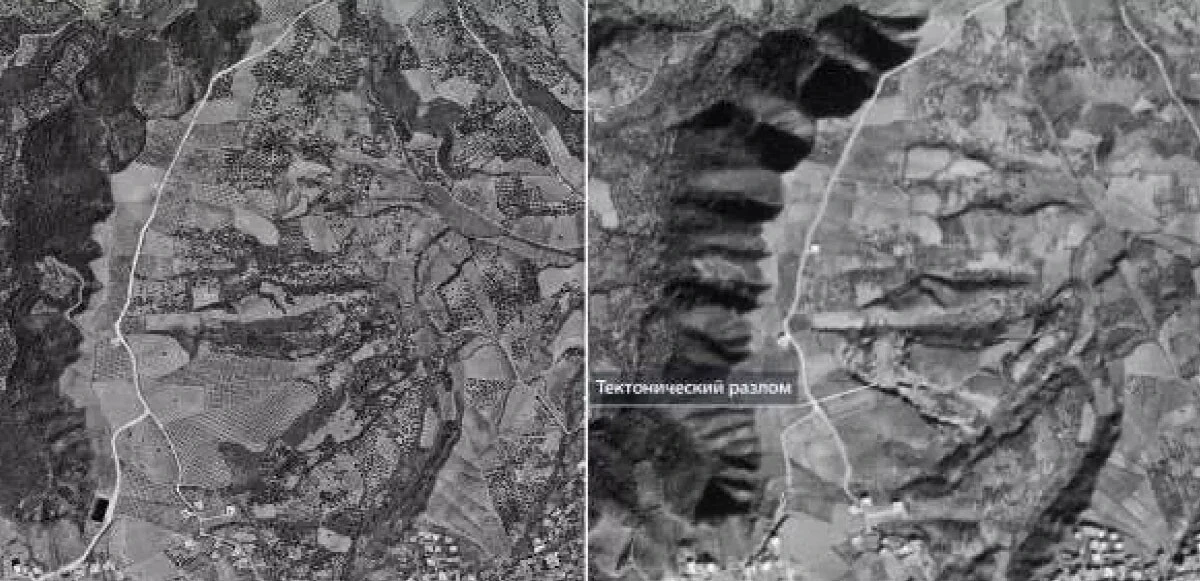 Depremlerin ardından oluşan tektonik izler uzaydan görüntülendi