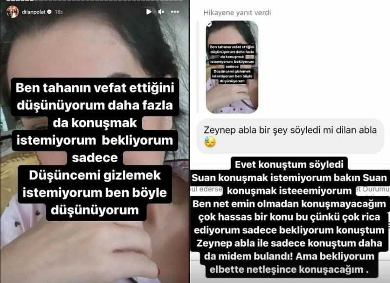 Taha Duymaz yaşıyor mu iddiaları gündemden düşmüyor! Dilan Polat yine paylaştı: Öldüğünü düşünüyorum