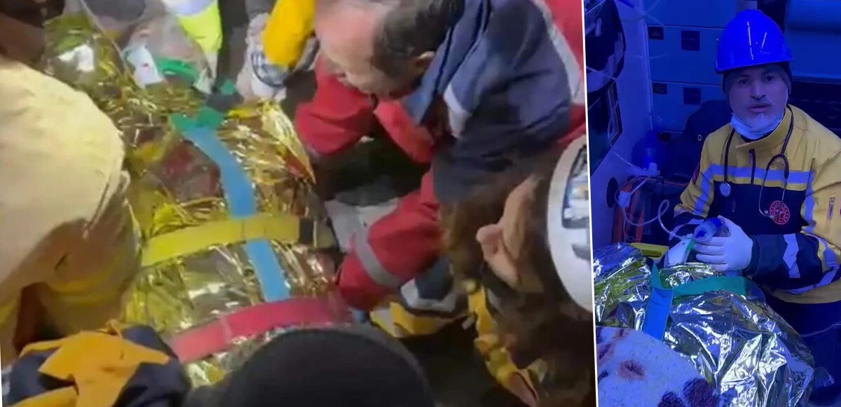 Enkazdan 138 saat sonra çıkarılan kadının sözleri yürek dağladı: Özel hastaneye götürmeyin param yok