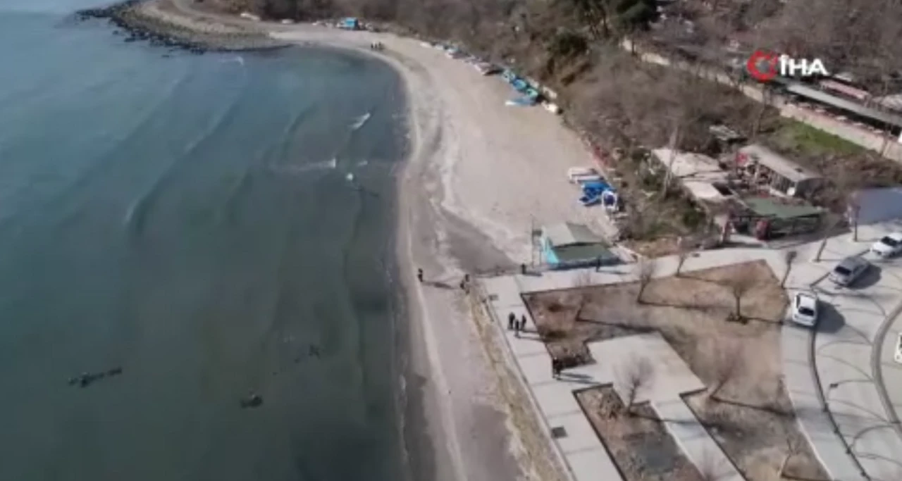 İstanbul'da deniz 20 metre çekildi, görenler şaşkınlığını gizleyemedi: Hiç bu kadar olmamıştı