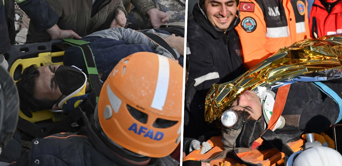198 saat sonra enkaz altından çıkan kardeşler yaşadıklarını anlattı: Protein tozu ile hayatta kaldık