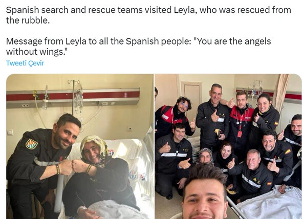 İspanyol arama kurtarma ekibinden paylaşım: Güle güle Türkiye