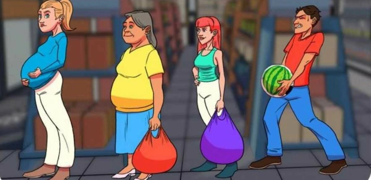 Süre 30 saniye… Karpuzu kimin çaldığını sadece dedektif zekası olanlar bulabiliyor!