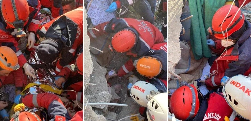 Son dakika! 222'nci saatte umudun adı 'Melike'