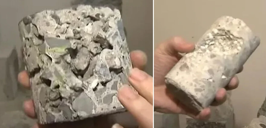 Binalardan alınan beton örnekleri vahameti gözler önüne serdi: Gazete kupürü, nazar boncuğu, köpük...