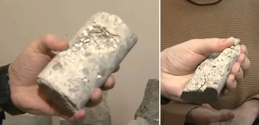 Binalardan alınan beton örnekleri vahameti gözler önüne serdi: Gazete kupürü, nazar boncuğu, köpük...