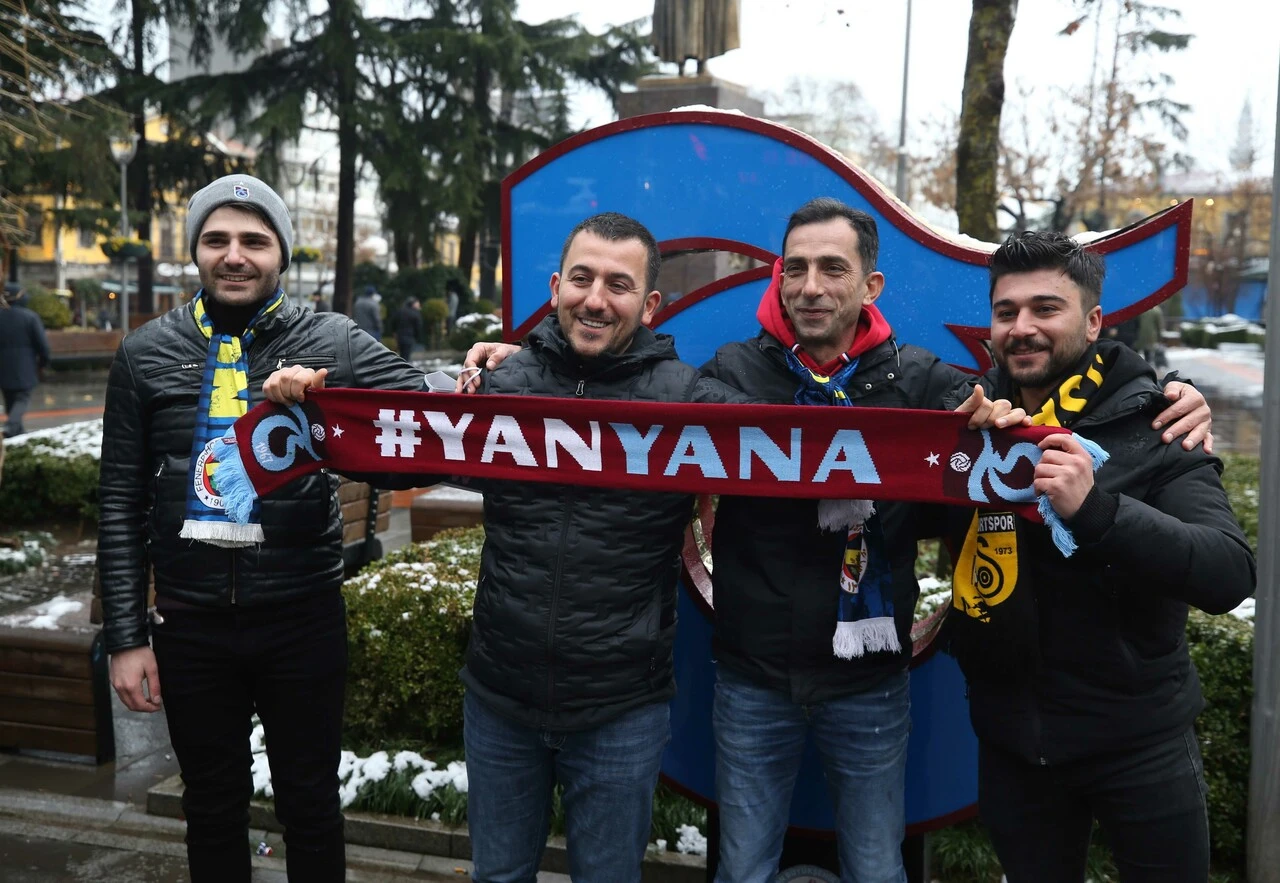 Trabzon'da tarihi görüntüler: Dört büyükler omuz omuza