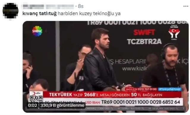 'Türkiye Tek Yürek' kampanyasına Kuzey Tekinoğlu gibi giren Kıvanç Tatlıtuğ'dan duygu dolu sözler!