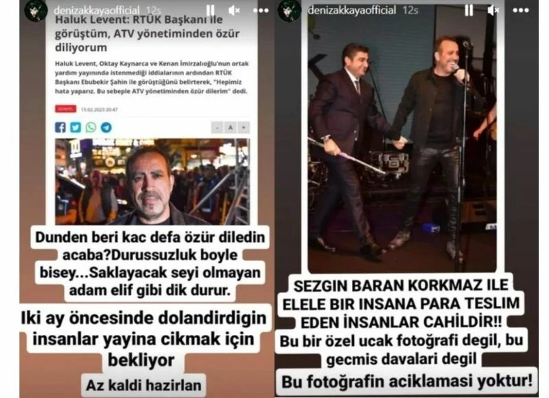 Haluk Levent kendisine dolandırıcı diyen Deniz Akkaya'yı topa tuttu: Şeytanın yeryüzündeki temsilcisi!