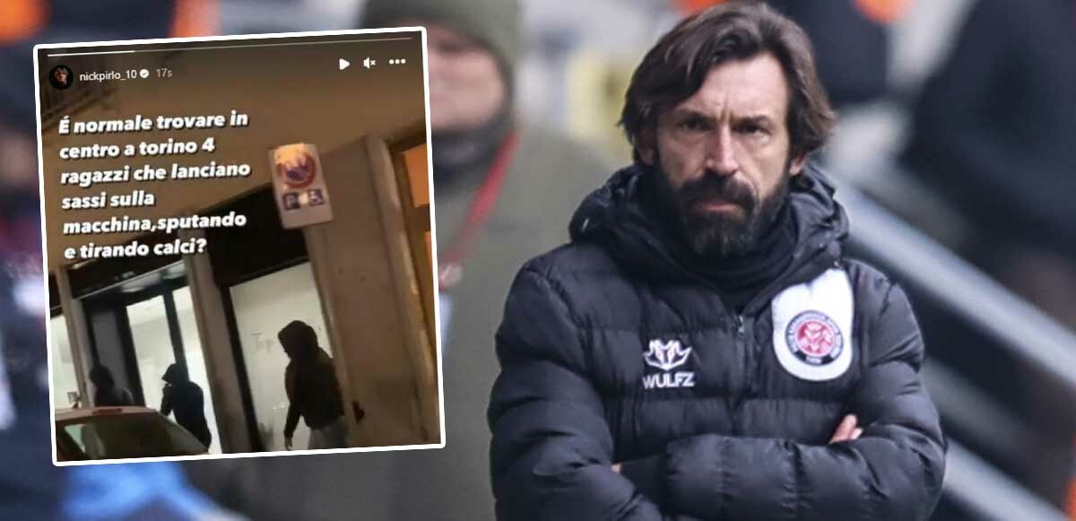 Andrea Pirlo&#039;nun oğluna taşlı saldırı!