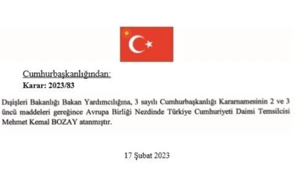 Son dakika! Dışişleri Bakanlığı Bakan yardımcılığına 2 atama