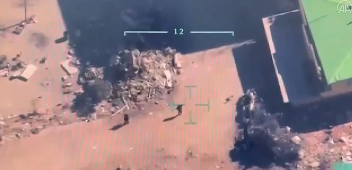 Deprem bölgesinde enkazlara dadanan yağmacılar Bayraktar TB2'den kaçamadı
