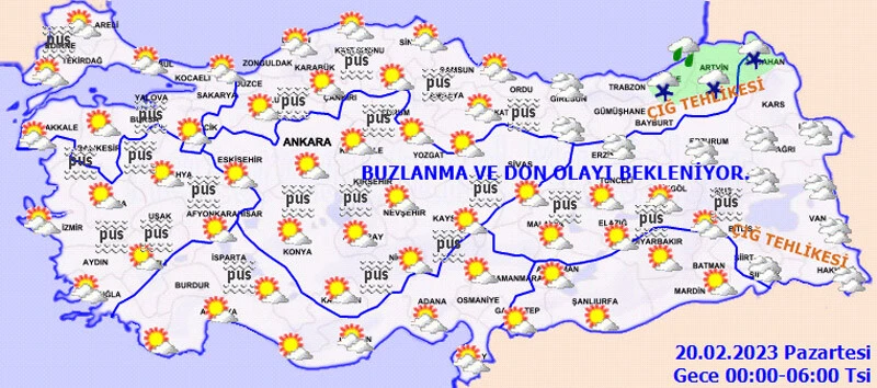 Meteoroloji il il uyardı: Kuvvetli geliyor, her yer beyaza bürünecek (19 Şubat hava durumu)