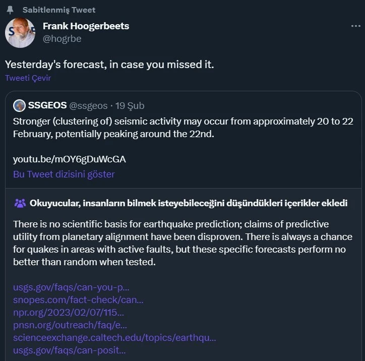 2 gün önce uyarmıştı: Hollandalı araştırmacının deprem tahmini yine tuttu!