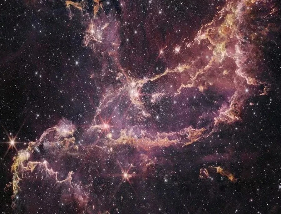 Yeni doğan yıldızlar James Webb Teleskobu tarafından işte böyle görüntülendi