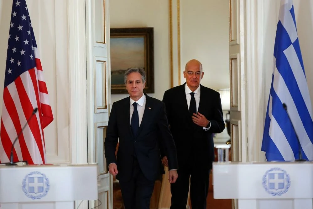 ABD'li Bakan Antony Blinken'dan Atina'da Türkiye'ye barış mesajı