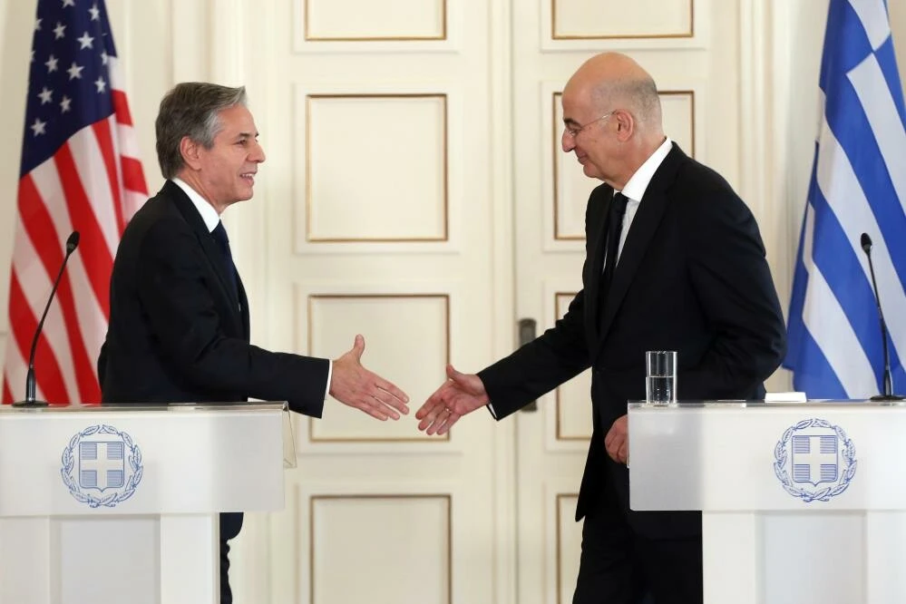 ABD'li Bakan Antony Blinken'dan Atina'da Türkiye'ye barış mesajı