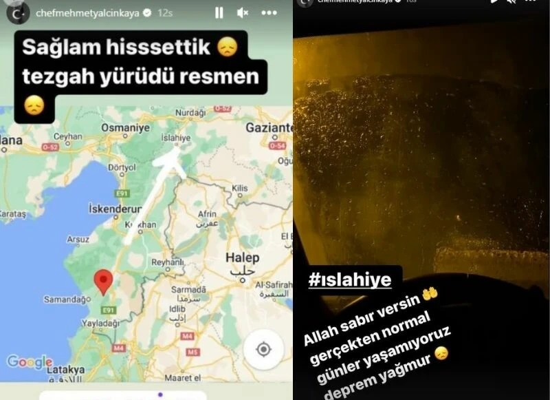 Depreme yakalanan Şef Mehmet Yalçınkaya, dehşet anları anlattı!