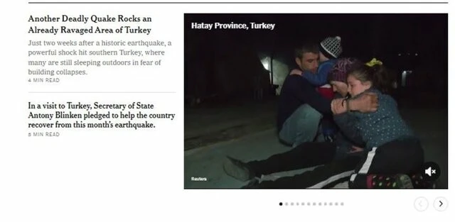 Türkiye depremleri Hatay'ın ardından yeniden dünya basınında: Korkular yeniden canlandı enkaz altında kalmak gibi
