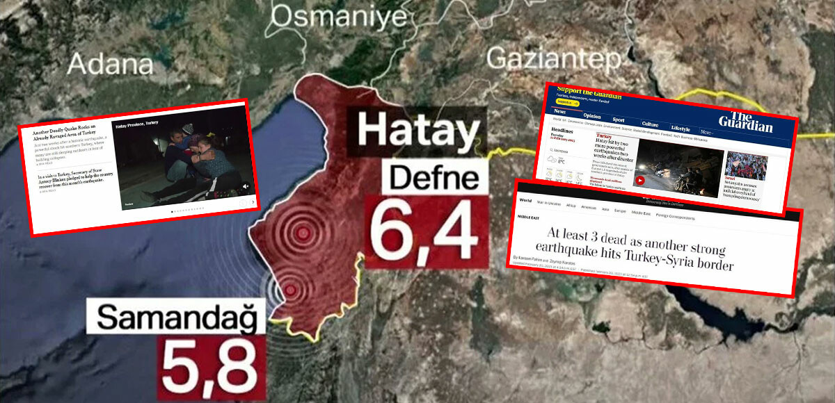 Türkiye depremleri Hatay&#039;ın ardından yeniden dünya basınında: Korkular yeniden canlandı enkaz altında kalmak gibi