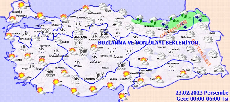 Meteoroloji bölge bölge uyardı: Kuvvetli esecek, dikkatli olun (22 Şubat hava durumu)