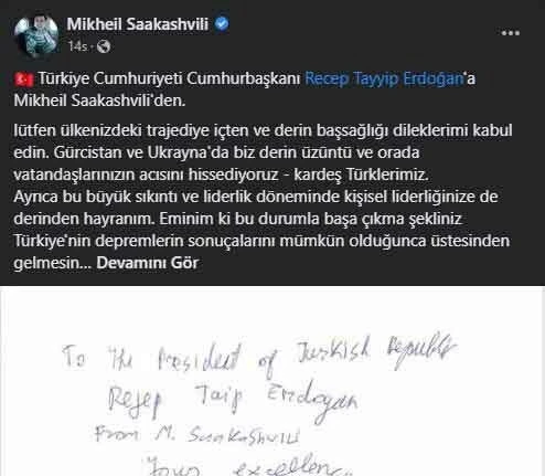deprem Cezaevinden Cumhurbaşkanı Erdoğan’a <a href=