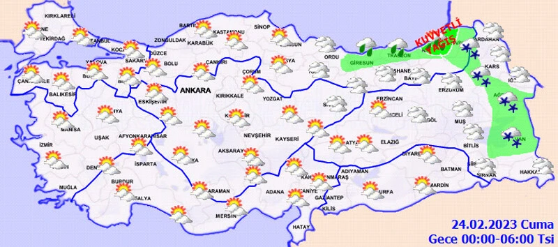 Meteoroloji sarı kodla uyardı: Kar kuvvetli geliyor, dikkatli olun