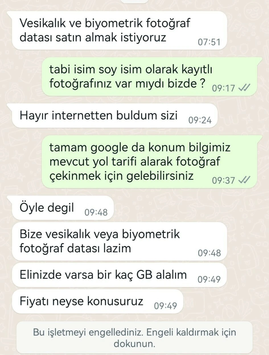 Dolandırıcıların yeni yöntemi 'Biyometrik fotoğraflar'