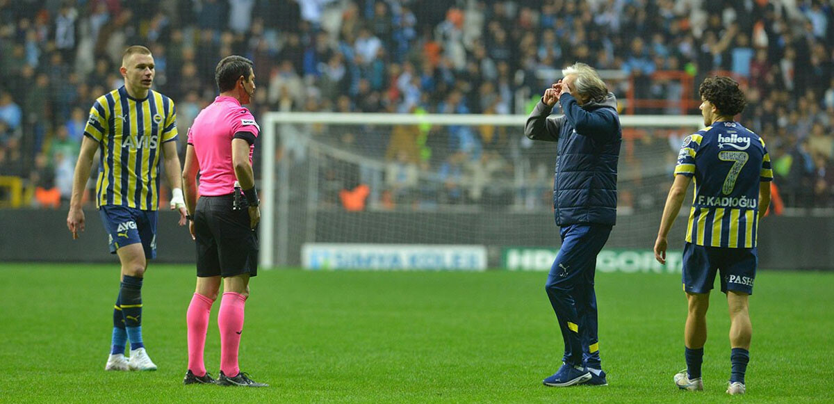 Son dakika! PFDK&#039;dan Fenerbahçe Teknik Direktörü Jorge Jesus&#039;a men cezası