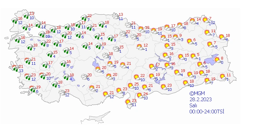 Rüzgar ve yağmura dikkat! Meteoroloji güncel hava tahmin raporunu paylaştı