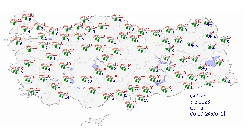 Sıcaklıklar düşüşe geçiyor! Sağanak yurdu etkisi altına alacak (27 Şubat 2023 hava durumu)
