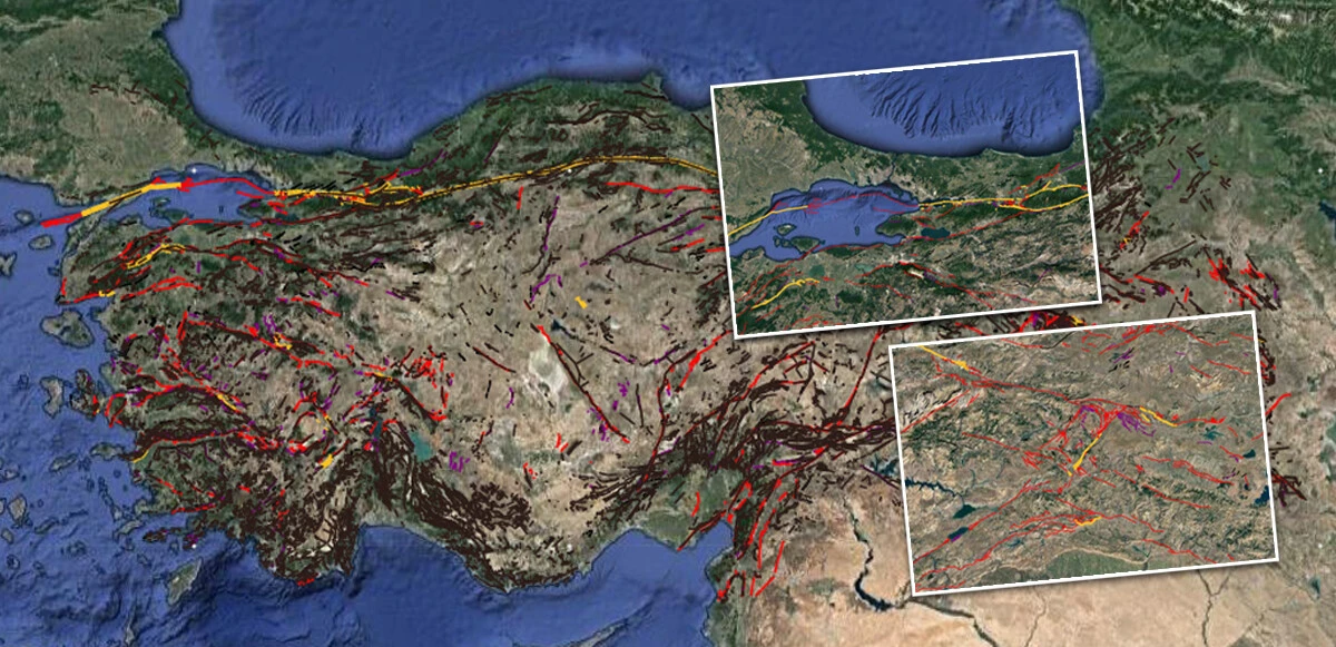 MTA güncel fay hattı haritasını yeniledi! İşte 500'e yakın yeni diri fay hattı - 2023