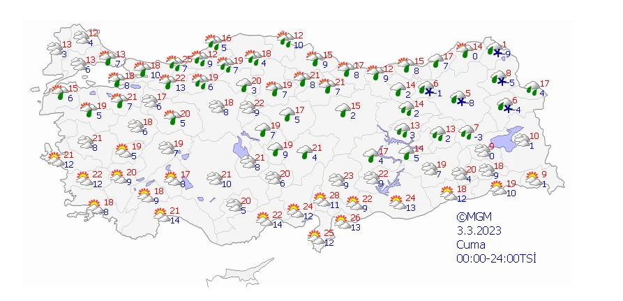 Şubat ayının son gününde hava nasıl olacak? Meteoroloji’den toz taşınımı ve sağanak uyarısı!