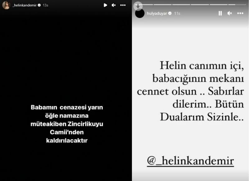 Yeni Aşk-ı Memnu’nun Nihal’i genç oyuncu Helin Kandemir babasını kaybetti!