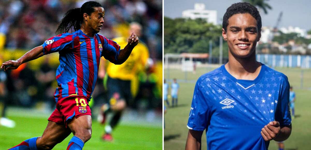 Ronaldinho&#039;nun oğlu Joao Mendes babasının izinden gidiyor: Barcelona&#039;ya transfer oldu