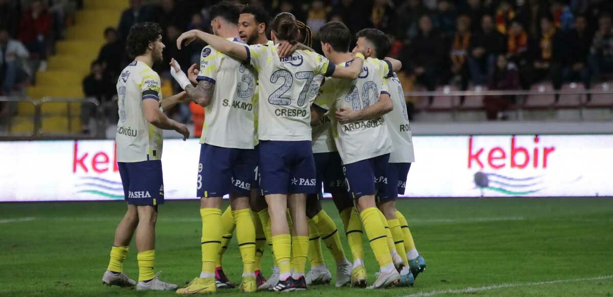 Kanarya&#039;nın zirve inadı! Maç sonucu: Kayserispor 1-2 Fenerbahçe