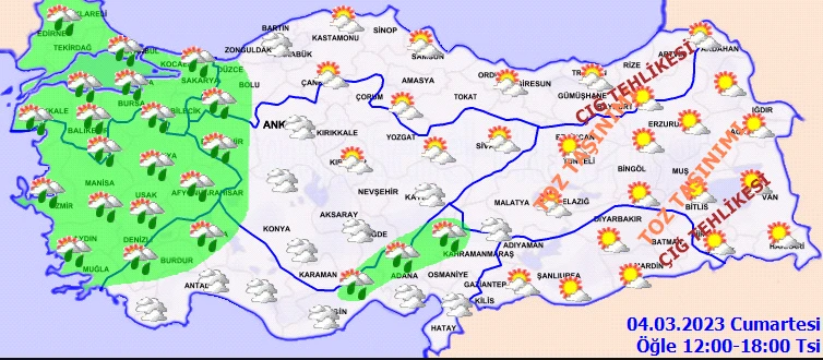 Kurak günlere elveda! Meteoroloji beklenen raporu yayımladı: 4 gün boyunca etkili olacak (4 Mart hava durumu)