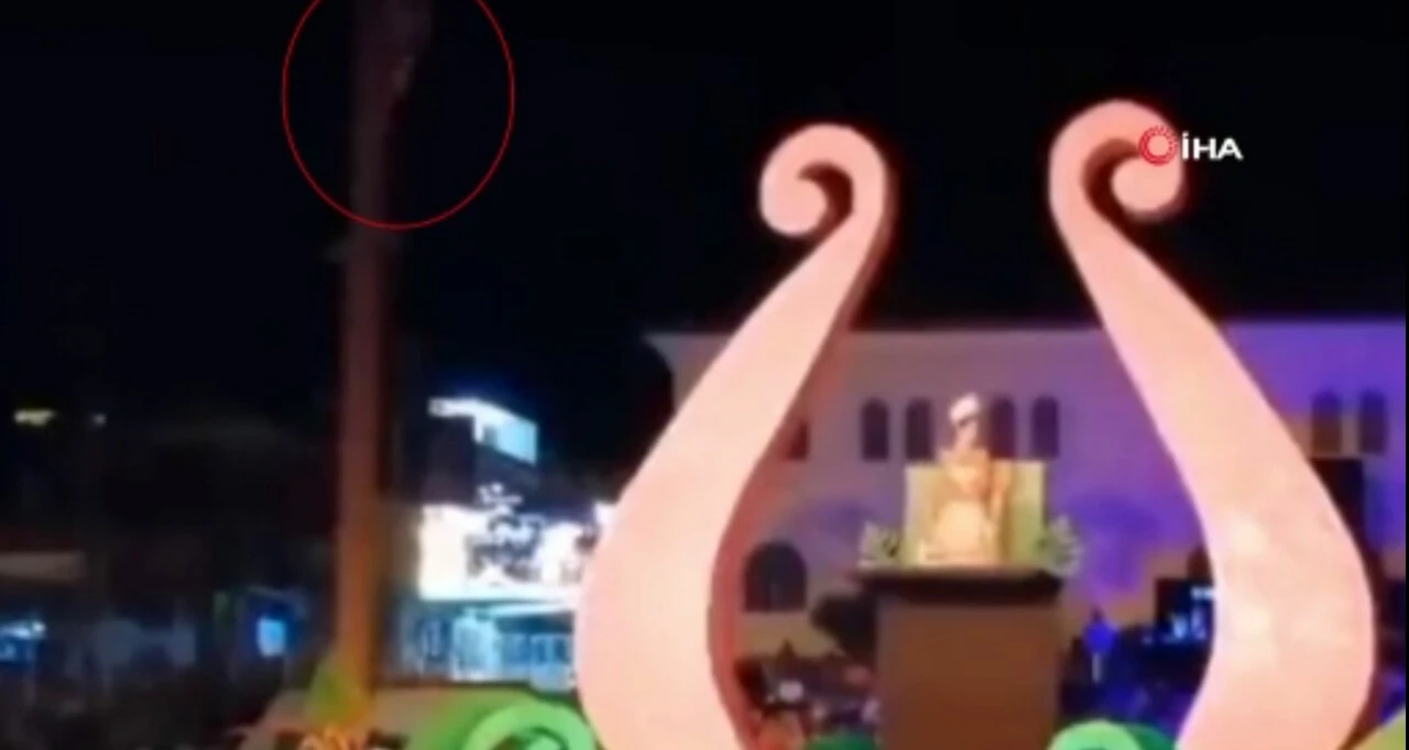 Talihsiz dansçı metrelerce yükseklikten yere böyle çakıldı!