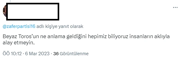 Zafer Partisi'nin 'Beyaz Toros' mesajına sosyal medyada büyük tepki: Parti değil mixer!