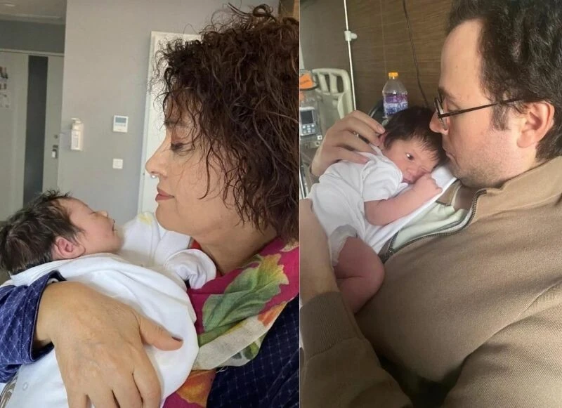 Müjde Ar babaanne olduğunu duyunca yerleştiği Londra’dan apar topar geri döndü!