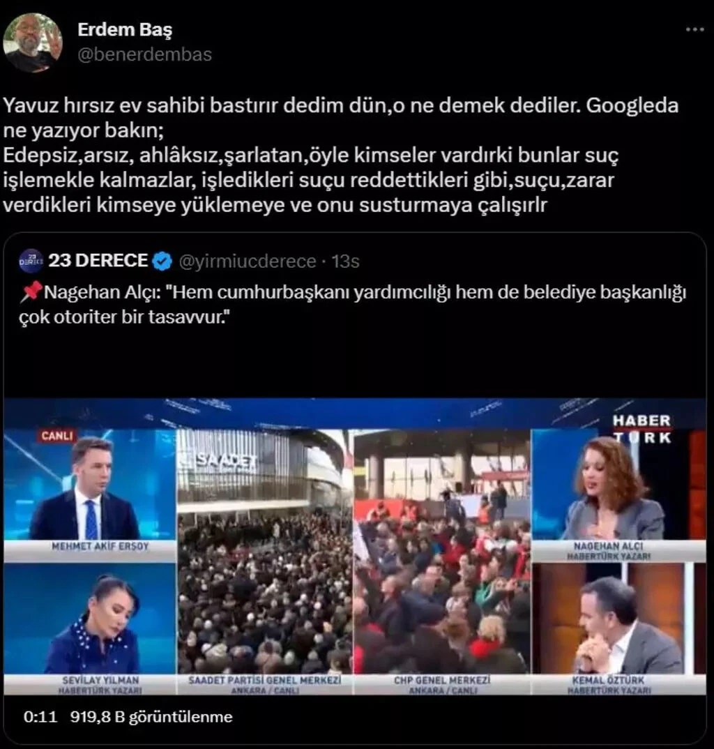 ABD’ye göç eden oyuncu Erdem Baş'tan Nagehan Alçı'nın yorumuna sert tepki: Edepsiz, arsız, şarlatan!