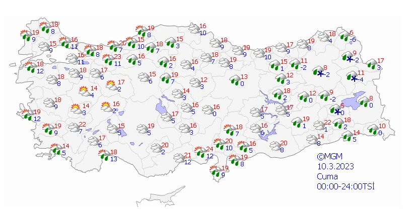 Bir gün güneş bir gün yağmur! Bu hava hasta eder (Meteoroloji bölge bölge uyardı)