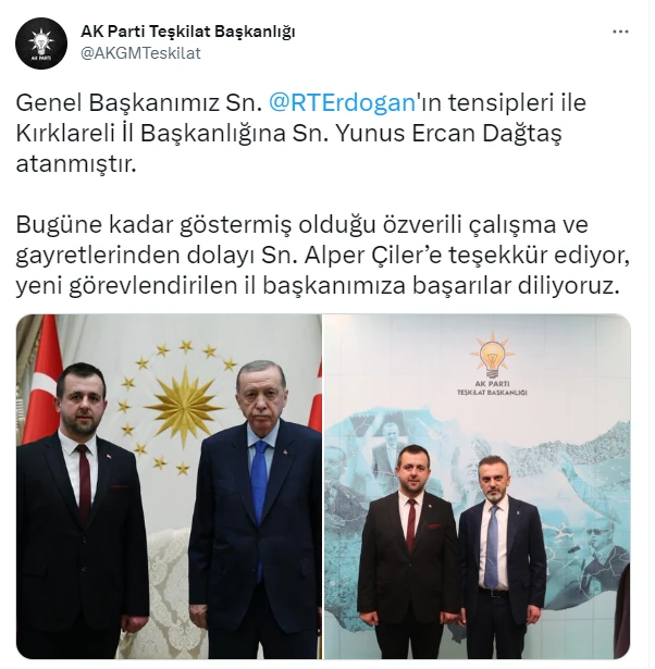 AK Parti’de seçim hazırlığı! 5 il başkanlığına atama kararı