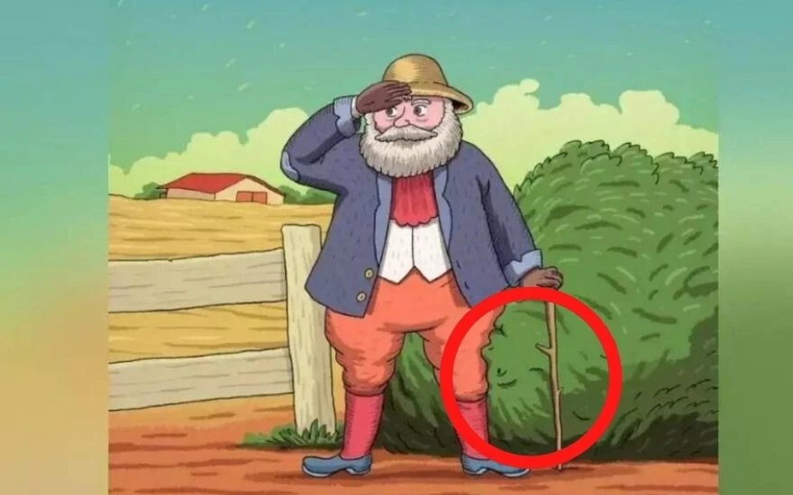 Akıl uçuran zeka testi!  M.Ö. 10 bin yılını gösteren resimde gelecekten gelen adamı tespit edebilir misiniz?